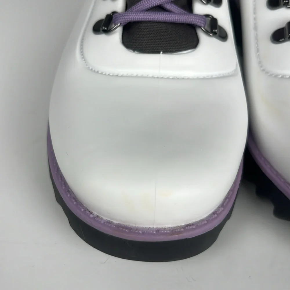 Jambu Rainey Hiker White and Purple Ankle Boots‎ / SZ 8.5